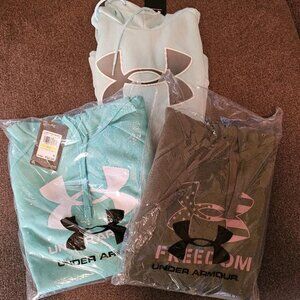 Women’s Fleece Under Armour Hoodie Lot of 3 Medium NWT